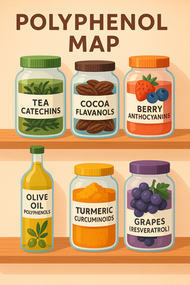 How resveratrol and polyphenols work in the body simplified pathways