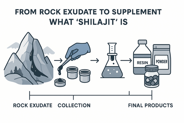 Shilajit constituents and why composition varies