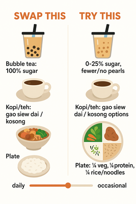Supplement and medication safety plus 14-day liver-friendly reset infographic