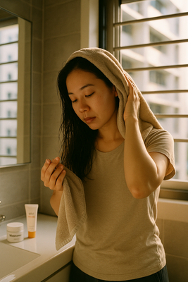 Singapore humidity vs air-conditioning effects on scalp and skin barrier