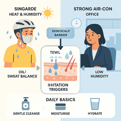 Daily habits for protein intake, hydration, and stress to support hair skin and nails