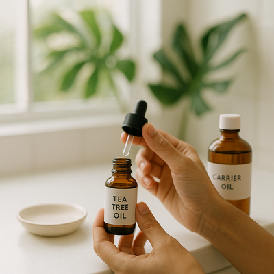Undiluted vs diluted tea tree oil on skin