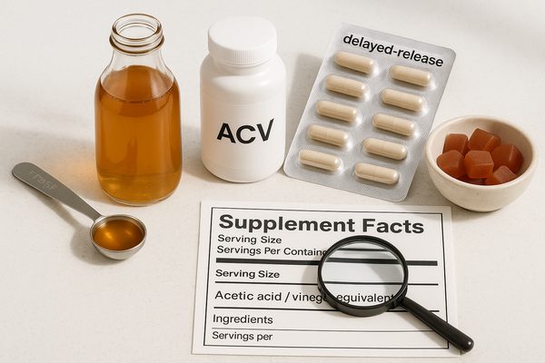 Evidence overview for ACV benefits: glucose, weight, lipids