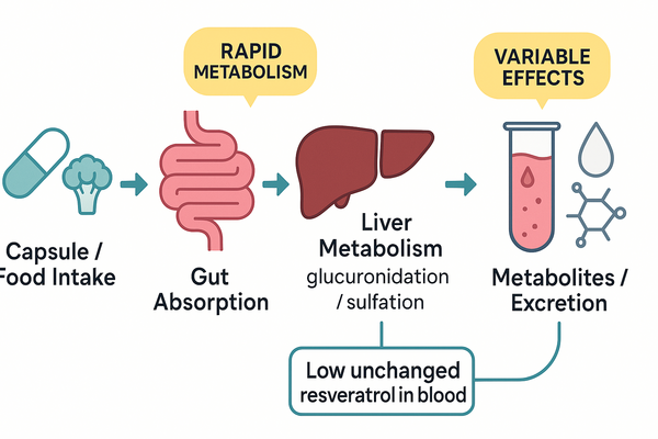 Tracking blood pressure and glucose when trying resveratrol